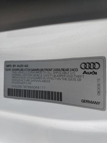 Photo 10 from auction – 2009 AUDI A5 QUATTRO with VIN WAUDK78T99A044117