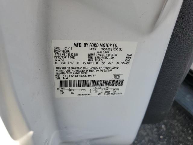 Photo 10 from auction – 2014 FORD F150 SUPER with VIN 1FTFX1EF4EKD40711