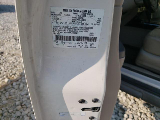 Photo 10 from auction – 2009 FORD ESCAPE HYB with VIN 1FMCU49349KA99327
