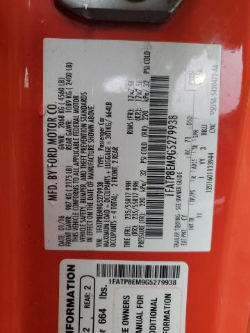 Photo 10 from auction – 2016 FORD MUSTANG with VIN 1FATP8EM9G5279938