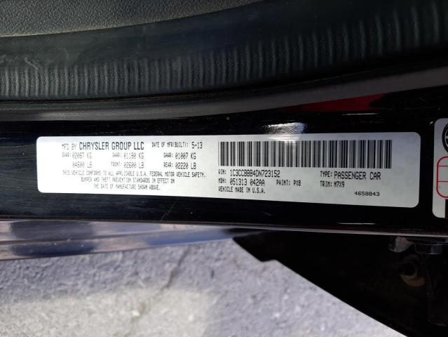 Foto 10 de la subasta – 2013 CHRYSLER 200 TOURIN con VIN 1C3CCBBB4DN723152