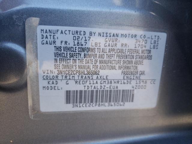 Photo 10 from auction – 2017 NISSAN VERSA NOTE with VIN 3N1CE2CP8HL365062