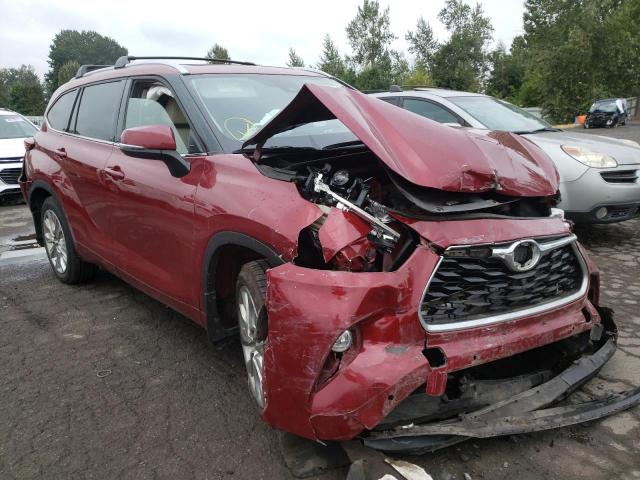 TOYOTA HIGHLANDER 2020 with VIN 5TDDZRBH0LS006235 - Photo from auction