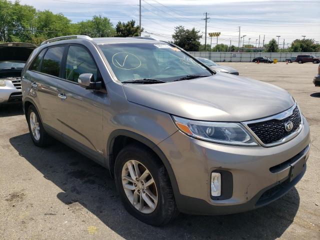 KIA SORENTO LX 2015 with VIN 5XYKTCA66FG559124 - Photo from auction