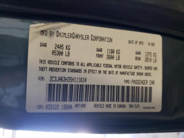Photo 10 from auction – 2005 CHRYSLER 300C with VIN 2C3JA63H35H111610
