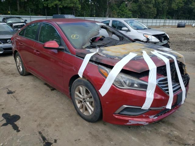 HYUNDAI SONATA SE 2016 with VIN 5NPE24AF8GH336616 - Photo from auction