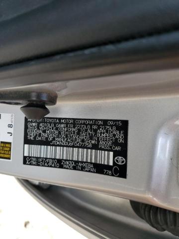 Photo 10 from auction – 2015 TOYOTA PRIUS with VIN JTDKN3DU6F0477758