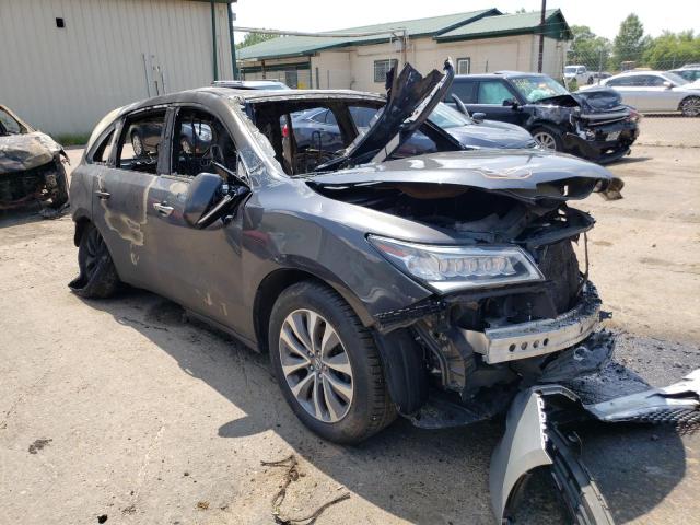 ACURA MDX TECHNO 2014 with VIN 5FRYD4H4DEB033853 - Photo from auction