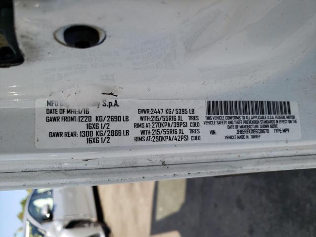 Photo 10 from auction – 2016 RAM PROMASTER with VIN ZFBERFAT1G6C01670