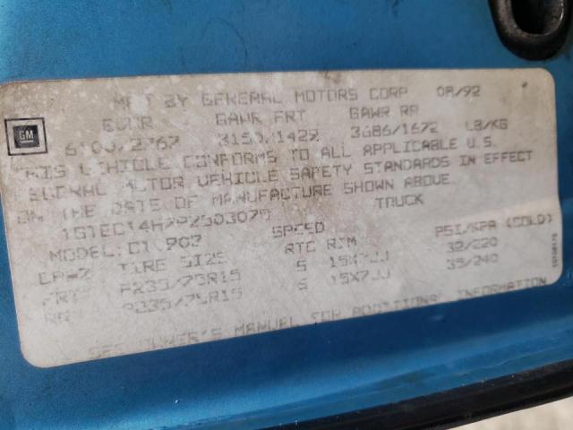 Photo 10 from auction – 1993 GMC SIERRA C15 with VIN 1GTEC14H7PZ503078