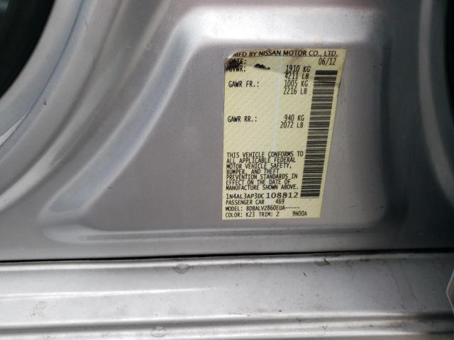 Photo 10 from auction – 2013 NISSAN ALTIMA 2.5 with VIN 1N4AL3AP3DC108812