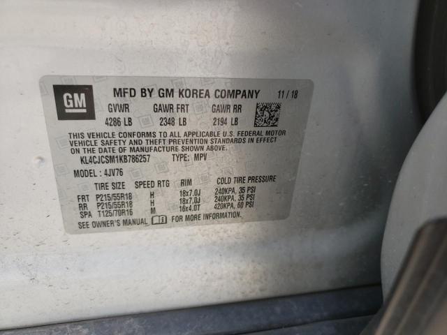 Photo 10 from auction – 2019 BUICK ENCORE ESS with VIN KL4CJCSM1KB786257