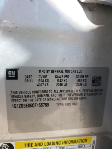 Photo 10 from auction – 2012 CHEVROLET MALIBU LS with VIN 1G1ZB5E06CF156769