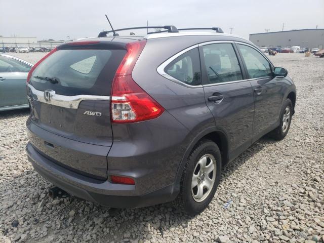 Photo 4 from auction – 2016 HONDA CR-V LX with VIN 5J6RM4H33GL100212