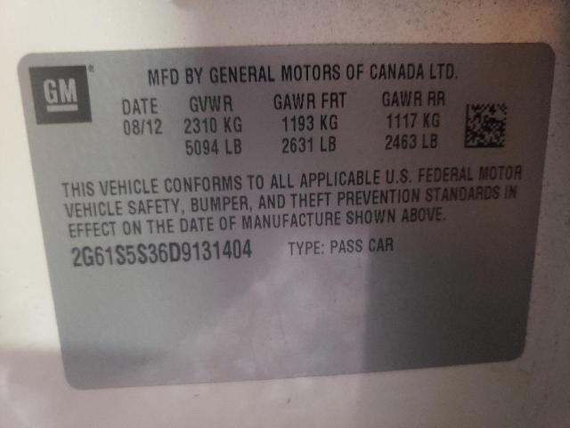 Photo 10 from auction – 2013 CADILLAC XTS PREMIU with VIN 2G61S5S36D9131404
