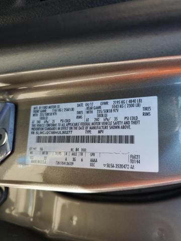 Photo 10 from auction – 2017 LINCOLN MKC SELECT with VIN 5LMCJ2C98HUL50277