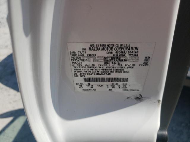 Photo 10 from auction – 2005 MAZDA TRIBUTE S with VIN 4F2YZ04195KM60748