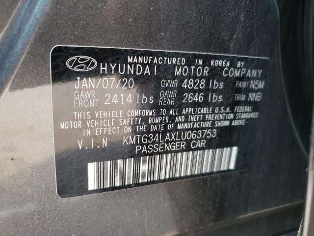 Photo 10 from auction – 2020 GENESIS G70 ELITE with VIN KMTG34LAXLU063753