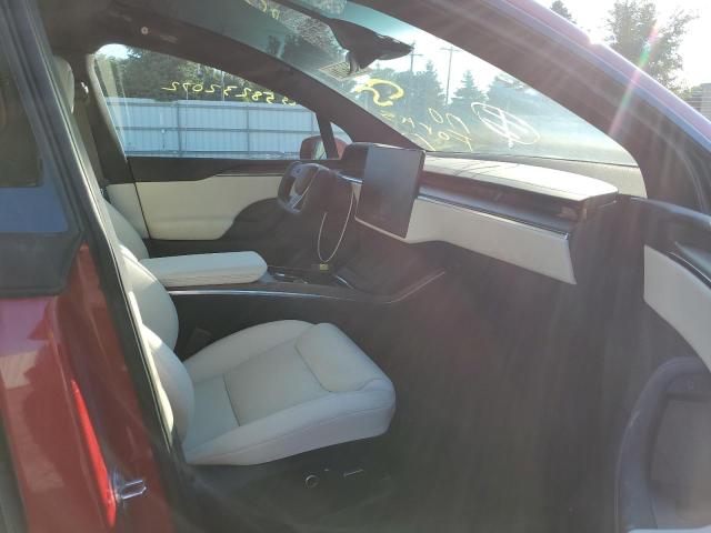 Photo 5 from auction – 2021 TESLA MODEL X with VIN 5YJXCBE51MF326340
