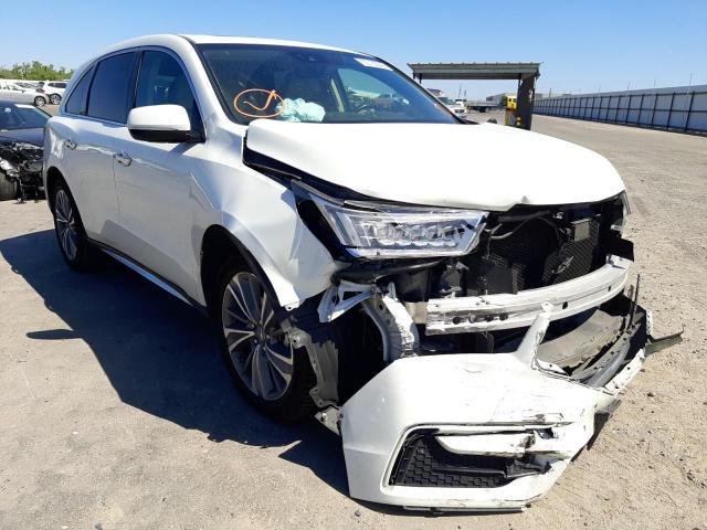ACURA MDX TECHNO 2017 with VIN 5FRYD3H50HB009673 - Photo from auction
