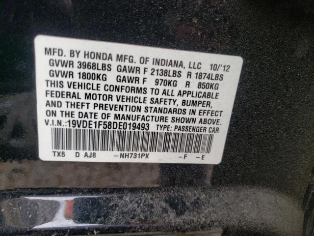 Photo 10 from auction – 2013 ACURA ILX 20 PRE with VIN 19VDE1F58DE019493