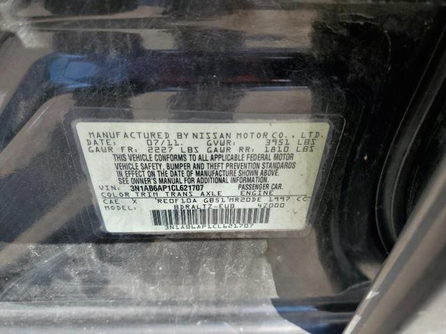 Photo 10 from auction – 2012 NISSAN SENTRA 2.0 with VIN 3N1AB6AP1CL621707