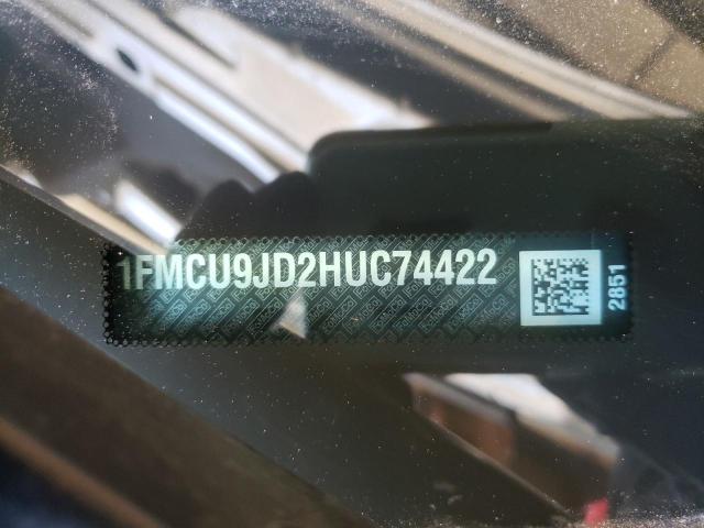 Photo 10 from auction – 2017 FORD ESCAPE TIT with VIN 1FMCU9JD2HUC74422