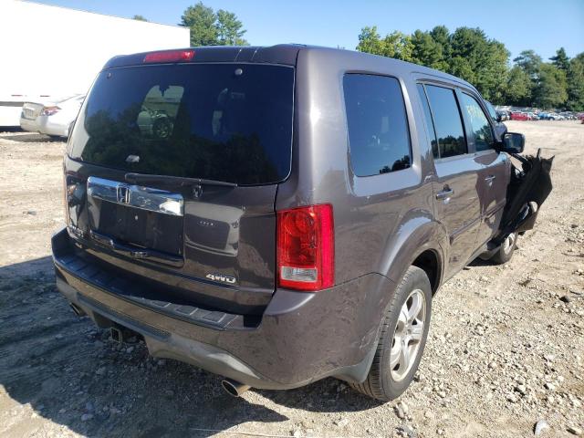 Photo 4 from auction – 2013 HONDA PILOT EXL with VIN 5FNYF4H57DB066688