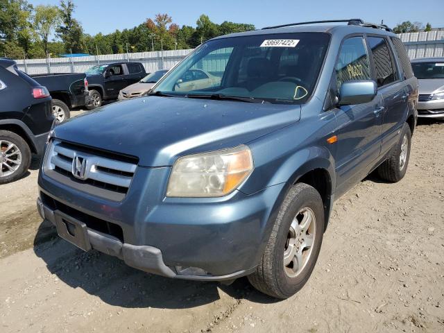 Photo 2 from auction – 2006 HONDA PILOT EX with VIN 2HKYF18736H536994