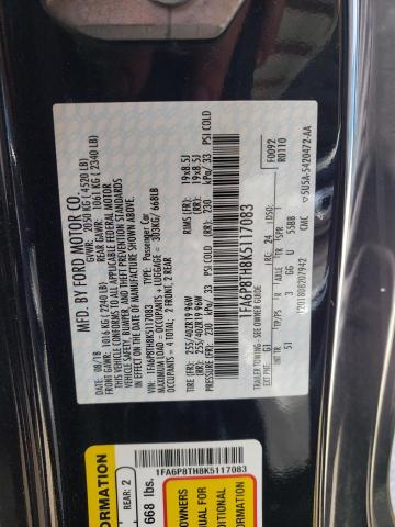 Photo 10 from auction – 2019 FORD MUSTANG with VIN 1FA6P8TH8K5117083