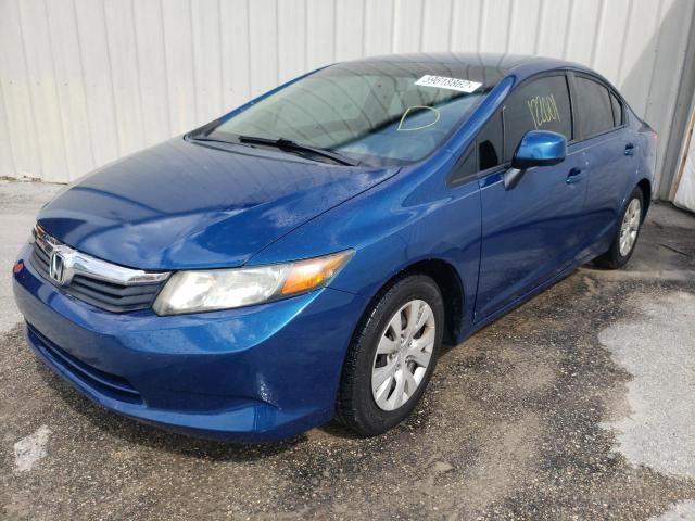 Photo 2 from auction – 2012 HONDA CIVIC LX with VIN 19XFB2F56CE076837