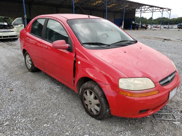 CHEVROLET AVEO BASE 2005 with VIN KL1TD52605B424121 - Photo from auction