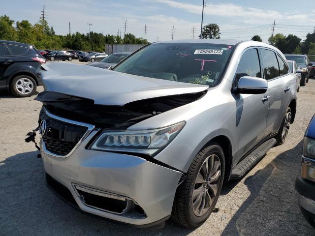 Photo 2 from auction – 2014 ACURA MDX TECHNO with VIN 5FRYD4H6XEB046496