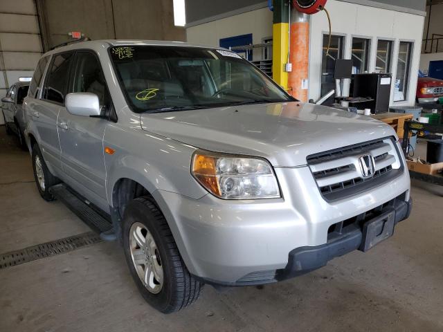 HONDA PILOT VP 2008 with VIN 5FNYF18228B045239 - Photo from auction