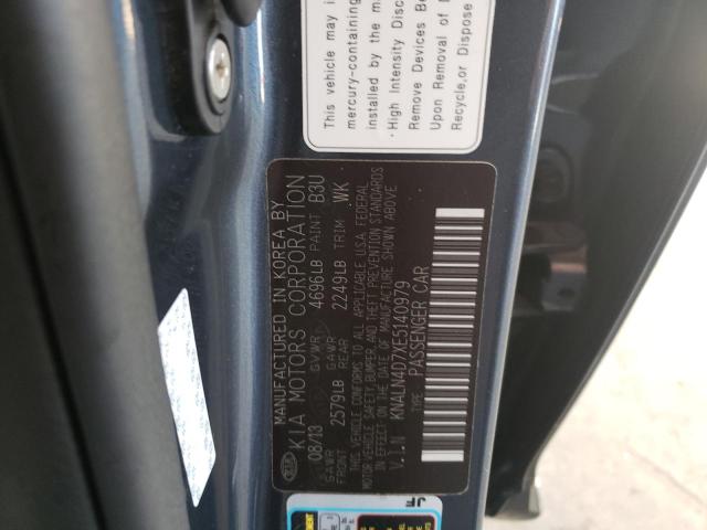 Photo 10 from auction – 2014 KIA CADENZA PR with VIN KNALN4D7XE5140979