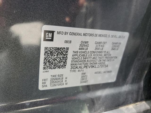 Photo 10 from auction – 2019 GMC TERRAIN SL with VIN 3GKALPEV9KL173714