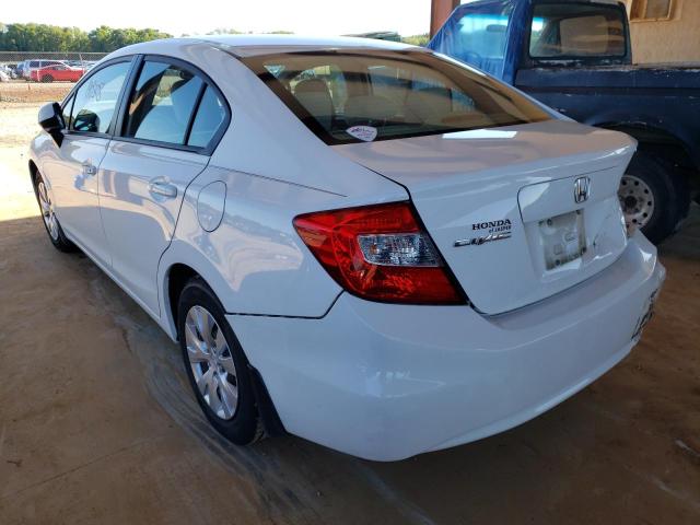 Photo 3 from auction – 2012 HONDA CIVIC LX with VIN 19XFB2F59CE022061
