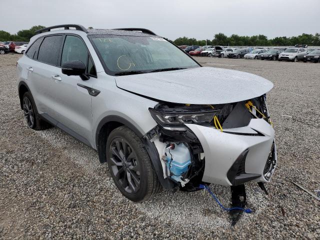 KIA SORENTO SX 2021 with VIN 5XYRKDLF9MG044765 - Photo from auction