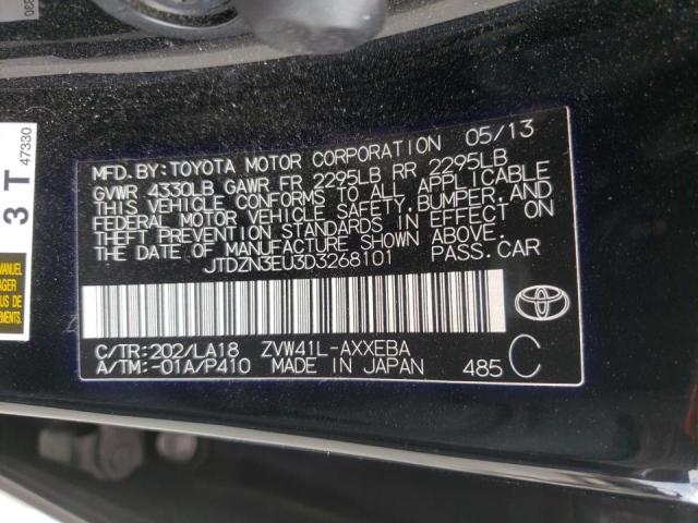 Photo 10 from auction – 2013 TOYOTA PRIUS V with VIN JTDZN3EU3D3268101