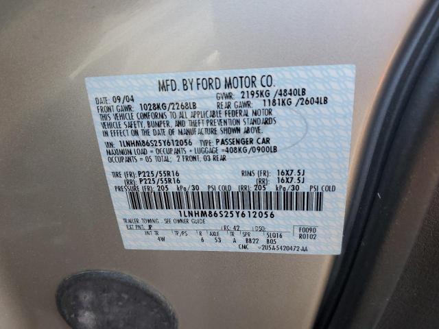Photo 10 from auction – 2005 LINCOLN LS with VIN 1LNHM86S25Y612056