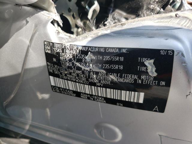 Photo 10 from auction – 2015 TOYOTA RAV4 LIMIT with VIN 2T3DFREV8FW396322