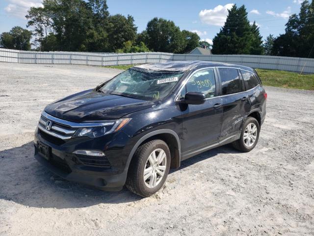 Photo 2 from auction – 2017 HONDA PILOT LX with VIN 5FNYF6H14HB101864