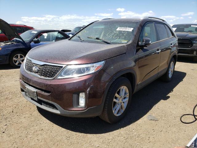 Photo 2 from auction – 2014 KIA SORENTO LX with VIN 5XYKTCA60EG476660