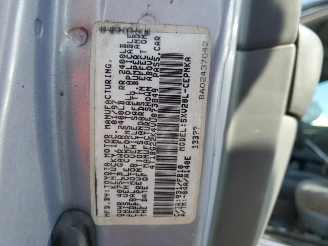 Photo 10 from auction – 1997 TOYOTA CAMRY CE with VIN 4T1BG22K4VU073849