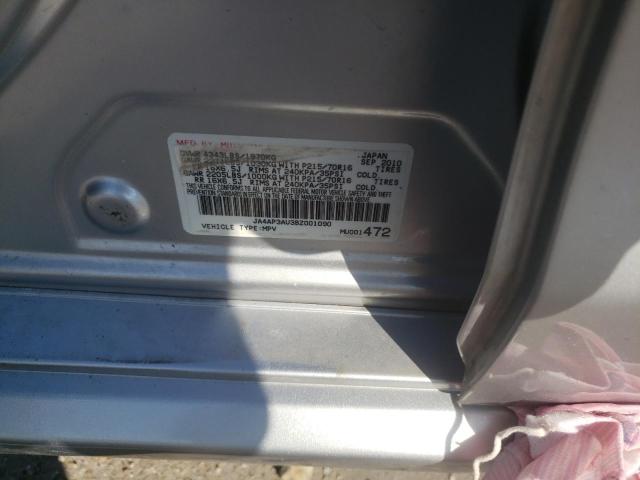 Photo 10 from auction – 2011 MITSUBISHI OUTLANDER with VIN JA4AP3AU3BZ001090