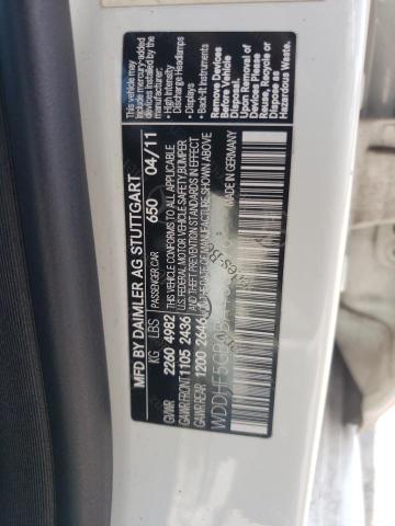 Photo 10 from auction – 2011 MERCEDES-BENZ E 350 with VIN WDDHF5GB0BA452796