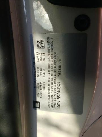 Photo 10 from auction – 2013 CADILLAC CTS-V with VIN 1G6DV1EP2D0103525