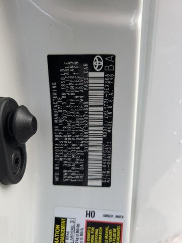 Photo 10 from auction – 2019 TOYOTA COROLLA L with VIN 5YFBURHE1KP874609