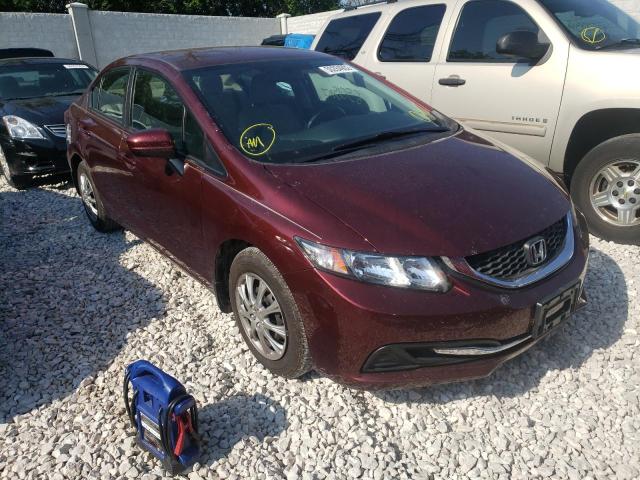 HONDA CIVIC LX 2015 with VIN 19XFB2F55FE272272 - Photo from auction