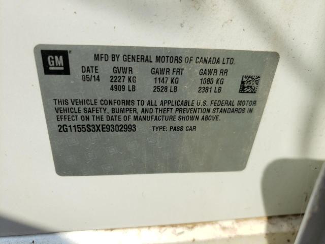 Photo 10 from auction – 2014 CHEVROLET IMPALA LTZ with VIN 2G1155S3XE9302993
